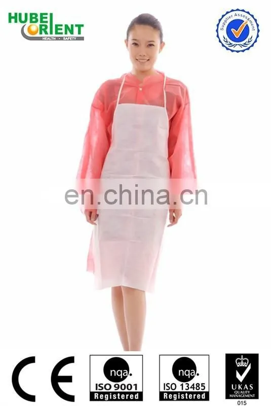 PE Disposable plastic Apron for cooking/ cleaning/ kitchen