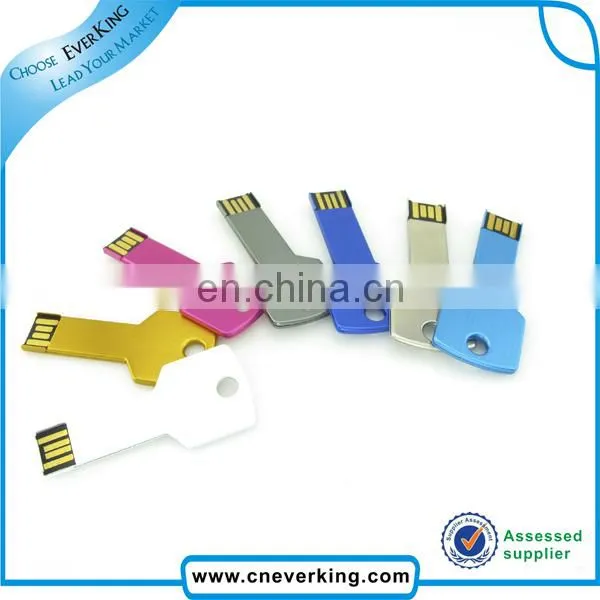 grade A flash chipest 4gb metal key usb