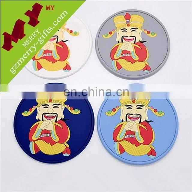 Good quality wholesale rubber coaster / silicone coaster