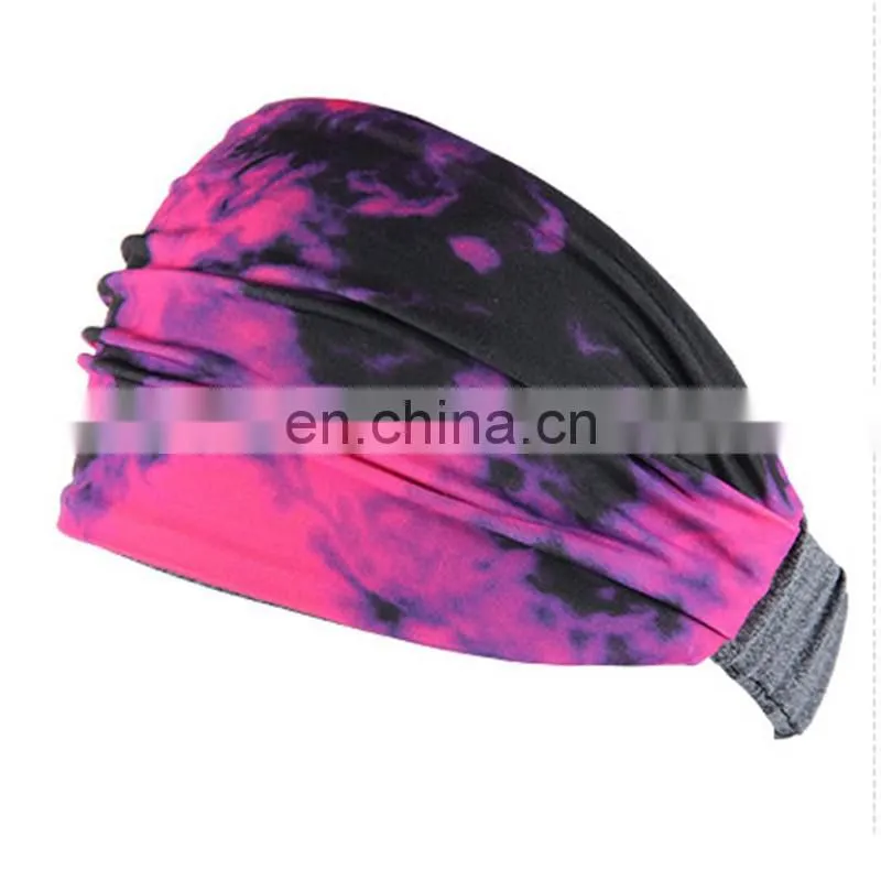 Athletic elastic yoga polyester Headband