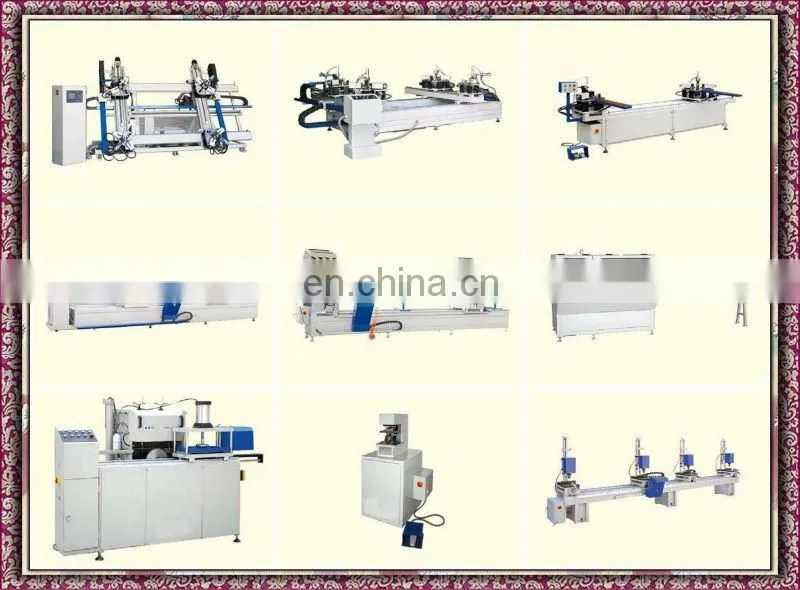 aluminum end router for curtain wall