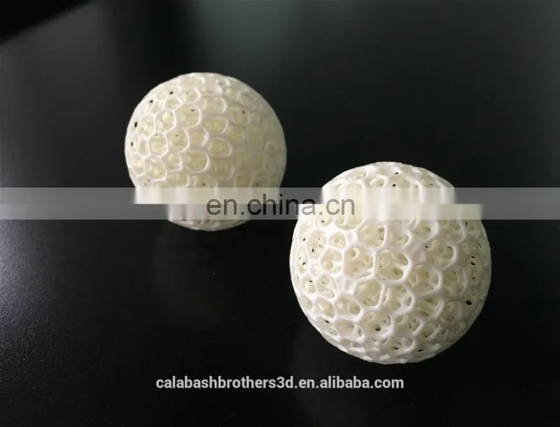 2020 Fashion 3D Printed Eco-Friendly Rubber TPU Design 3D Printing Dog Treat Toy Ball