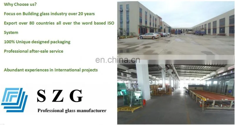 High safety architectural roof skylight tempered laminated glass