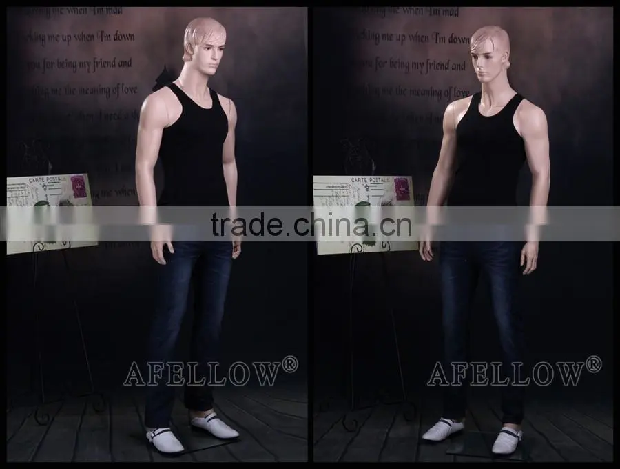 Stnad Realist Muscle Men Mannequin Cheap Fiberglass Dummy WEN7