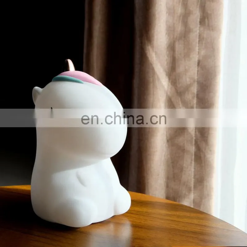 Factory cheap bed Lamp horse unicorn led table light night lamp for kids