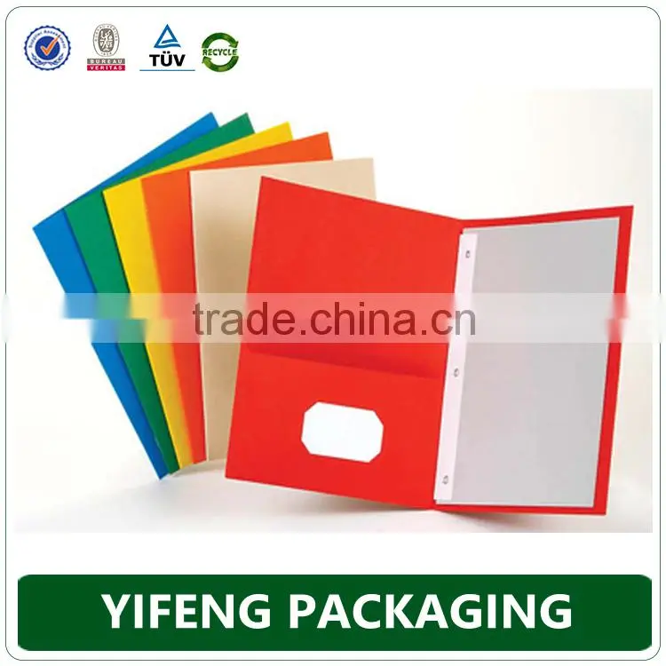 2015 customized printing cover metal ring binder wholesale