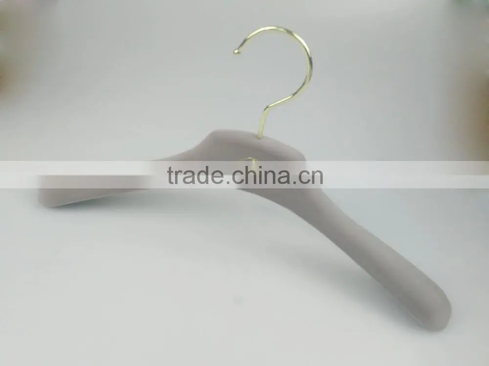 HA7068 gray fashionable new style clothes hanger plastic coat hanger