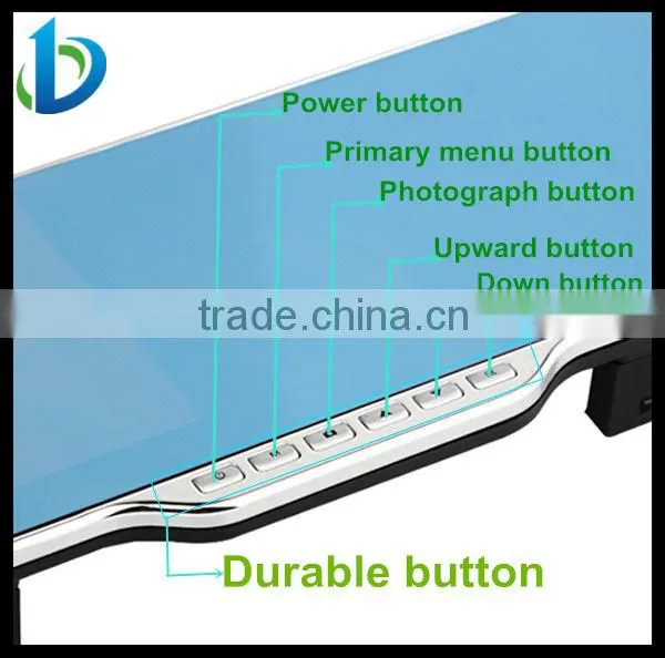 5 inch screen ultra-thin rearview mirror gps android
