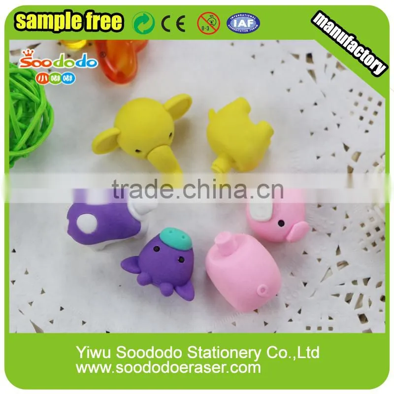 Stationery Manufacturer Pig Shaped Eraser