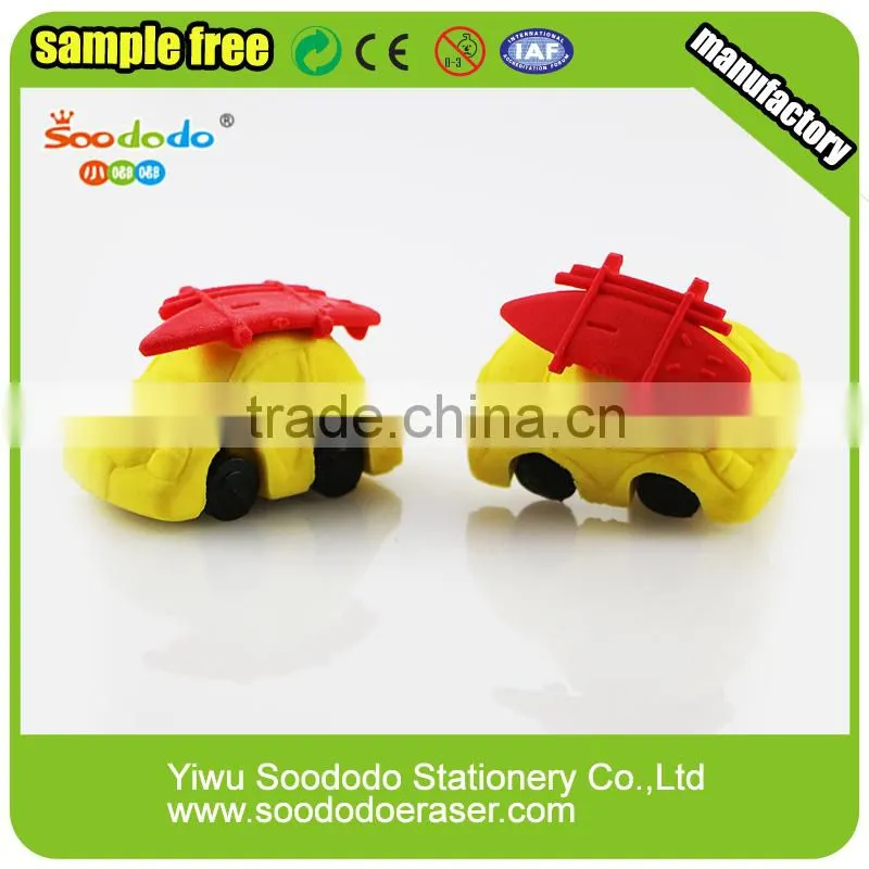 Mini Plane and Car Shaped Pencil Eraser