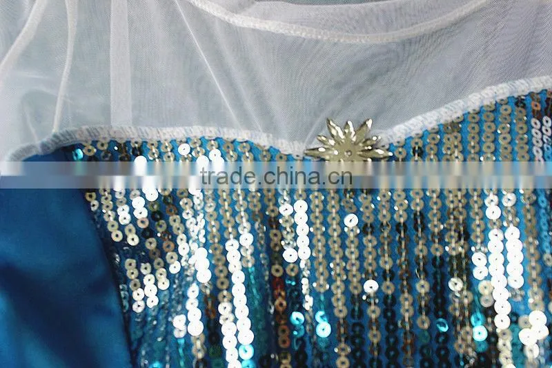 Wholesale frozen elsa coronation dress costume cosplay for adult