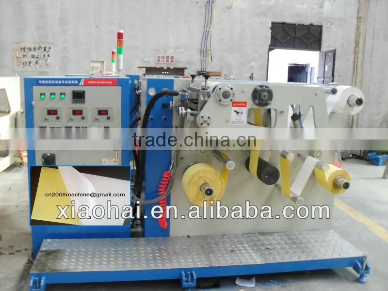 mini type adhesive tape coating machine