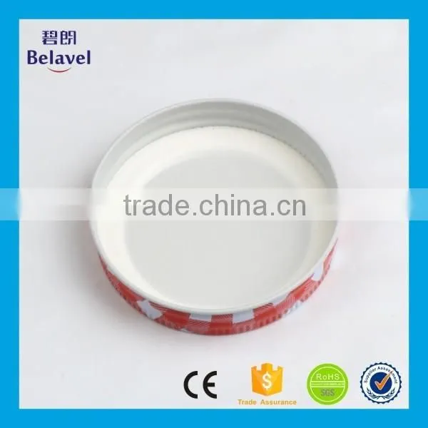 Factory wholesale twist off glass jar lid colorful metal lug cap for jar
