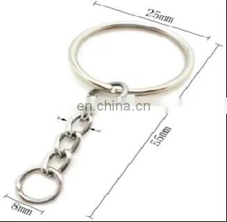 Good Material Metal Car Accessories Small Custom Ring For Key Chain Holder