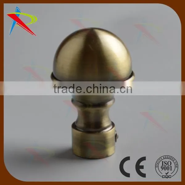 Best seller antique brass curtain finials wholesale