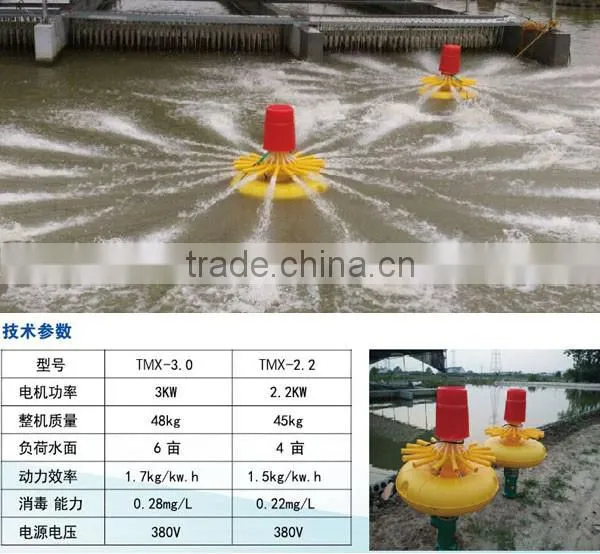 New design aquaculture aerator with UV for fishery made in China