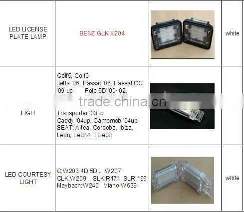 E39 car ceiling lamp led auto roof light