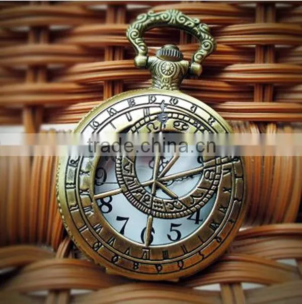 Classic vintage pocket watch automatic mechanical watch round quartz watch