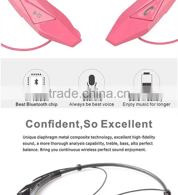 2016 hot sell earphone,bluetooth earphone,wireless earphone