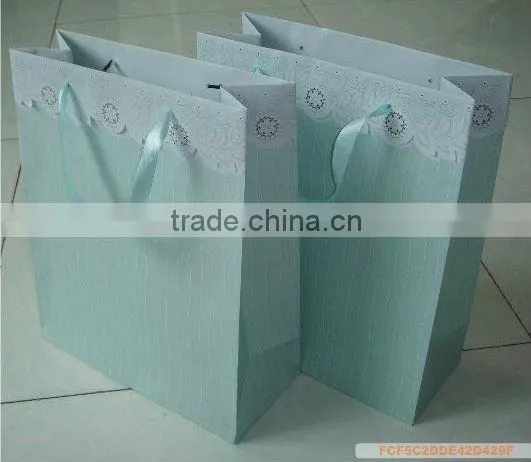Simple style paper hang bag fashion bag made in China