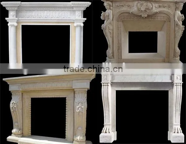 Wholesale Top Design Marble Fireplace For Indoor