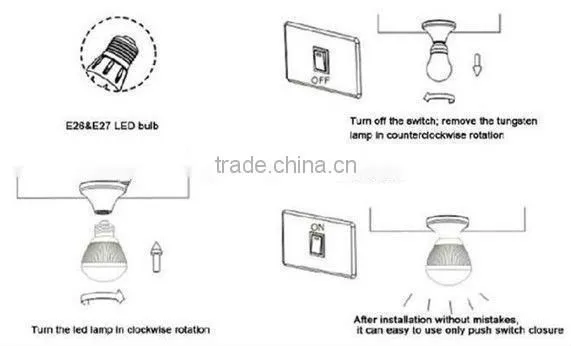 6w high quality led bulbs to brazil