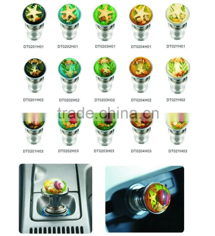 Cliper USB Cigarette Lighter Automotive Interior with Sea Life