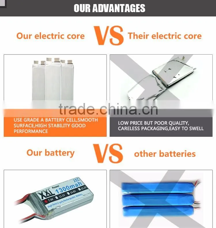 rechargeable Li-Polymer Battery 3.7V 1300mAh lithium polymer li-ion polymer batteries