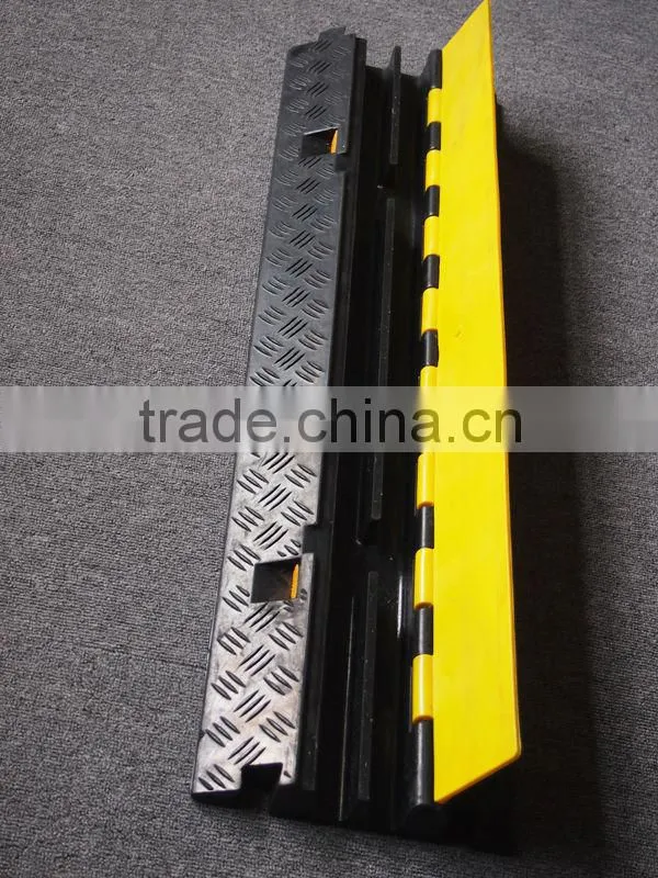 2016 High PVC Quality 2-channel Cable Protector Floor Cover use