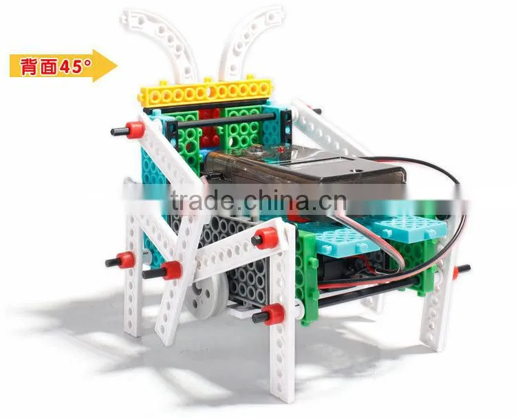 Hot style4 Channel Remote Control suit remote Variety building blocks bricks educational toys assembled robot tank
