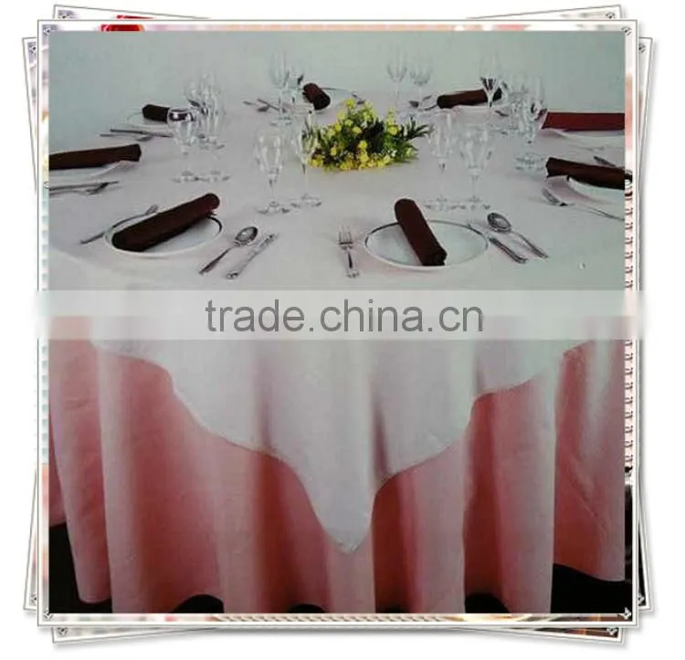 Luxury hotel round table cloth