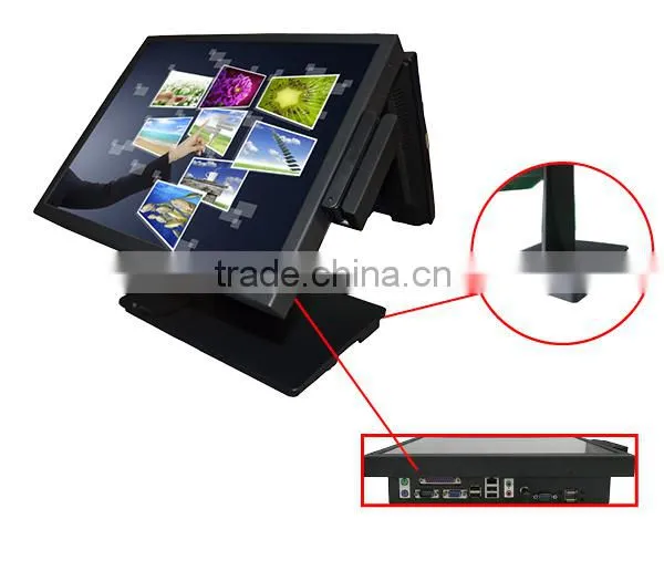 15 inch All in One PC Computer with 10 inch 2nd LCD monitor