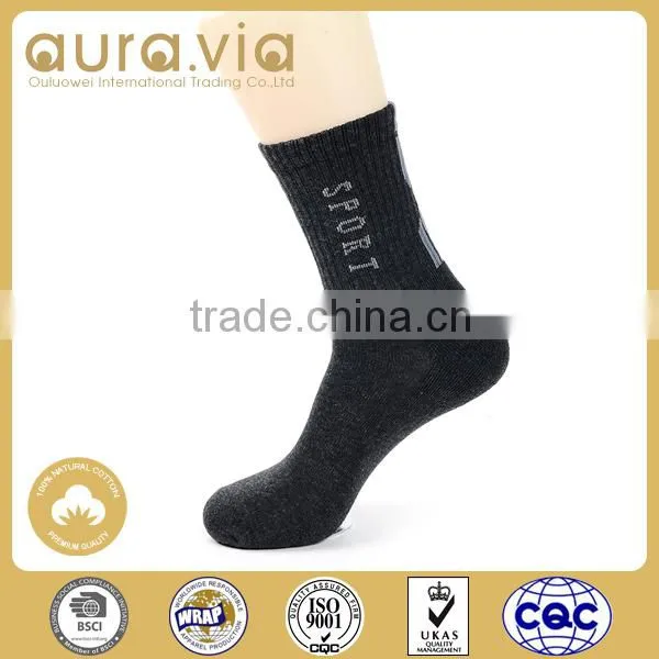 New Arrival Custom Design terry outdoor men sock