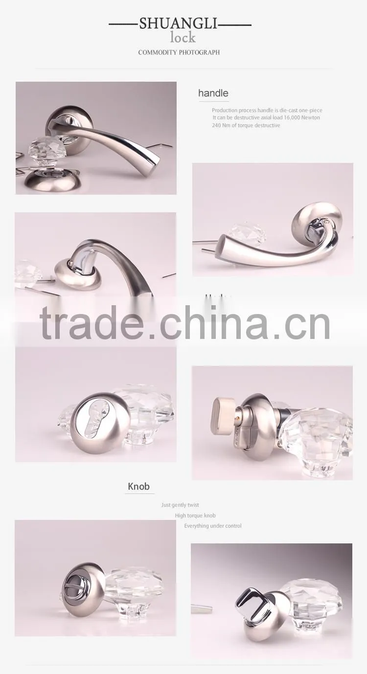 HZ53-26 Hot Sale cylinder sliding door lock mortise door handle