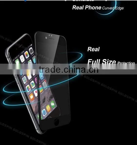Best quality 100%Full Cover 9h 0.26mm 2.5D For Iphone 6/6s Tempered Glass Screen Protector
