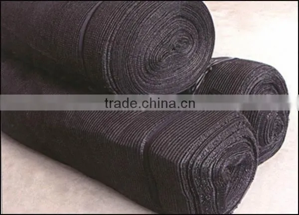 PE shade net Black