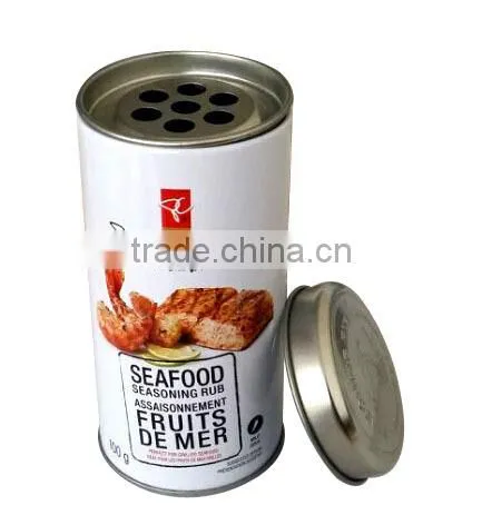 Salt & Pepper tin box/Salt & Pepper tin can