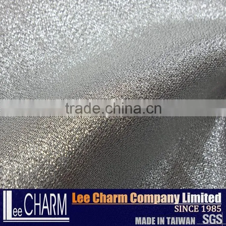 Fashion Lady Prom Dress Silver Fabric