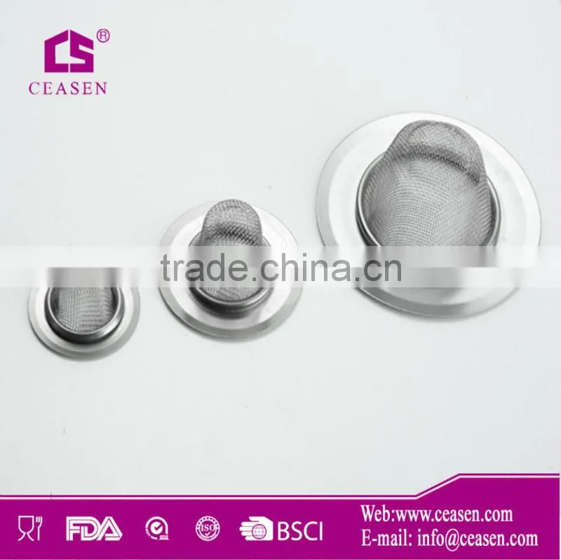 Stainless steel mesh sink strainer