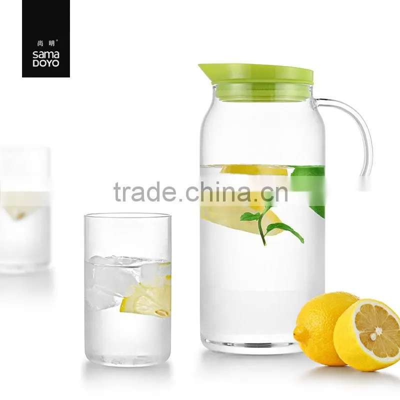 1.3L Water Glass Jug and Glass Pitcher
