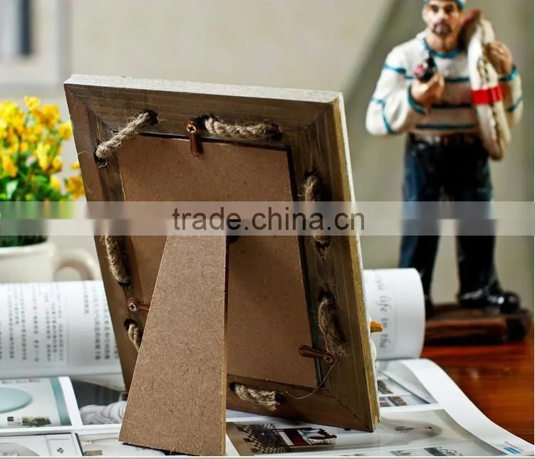 2014 hot sales popular wood photo frame for home decoration, hot sales wood photo frame, glass photo frame for home use