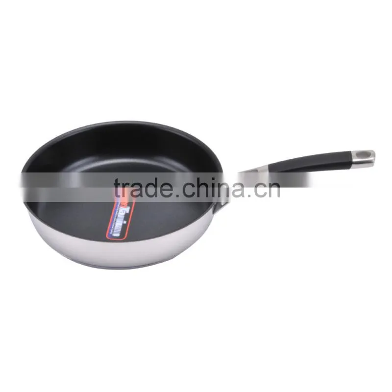 High Quality Stainless Steel Non-stick Fry Pan for Induction Cooker