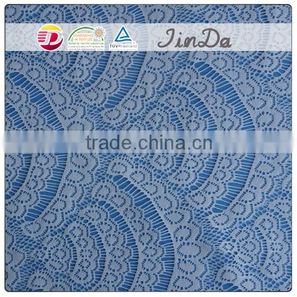 Machine made durable nylon knitting lace with new design