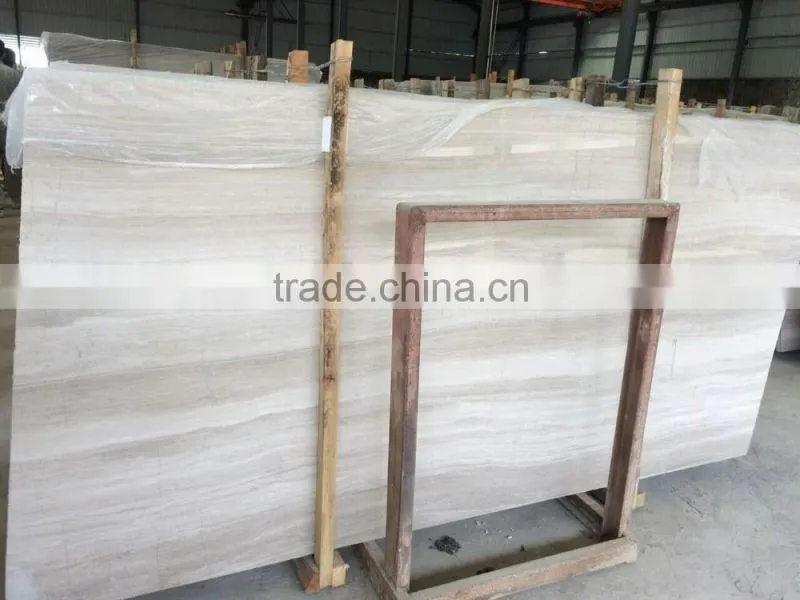 Polished rose cream marble slab
