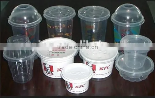 PLC control plastic cup production line