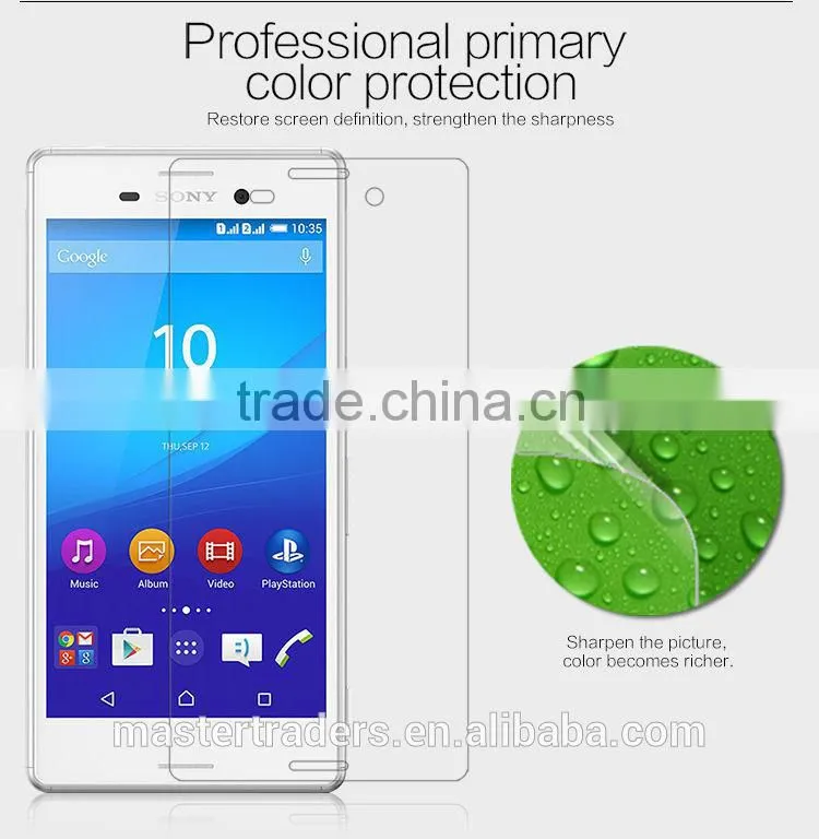 Original NILLKIN Frosted Anti-glare Super Clear Screen Protector Protective Film For Sony Xperia M4 Aqua MT-3552