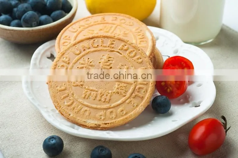 150g,Sandwich biscuit in orange,uncle pop snack
