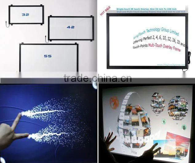103 inch Dual Touch IR frame Overlay size: 15 inch to 220 inch