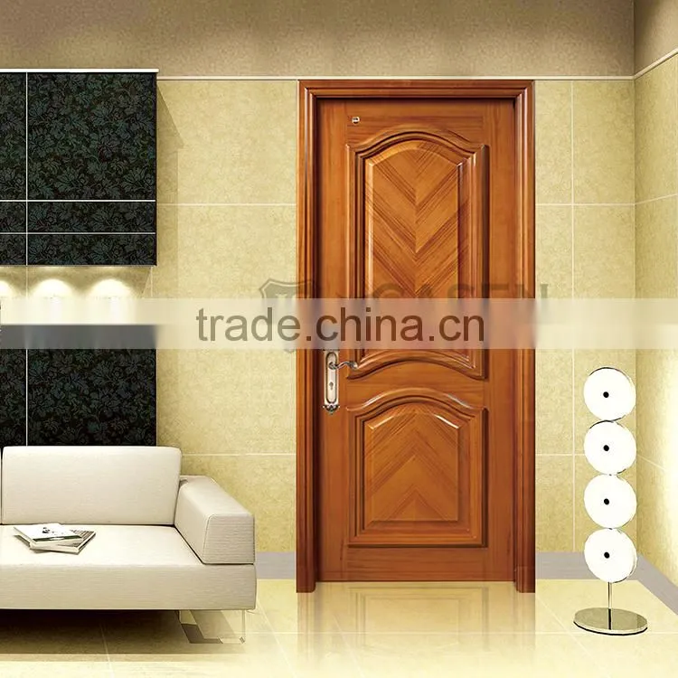 interior room panels flush Teak solid wood door deisgn for alibaba
