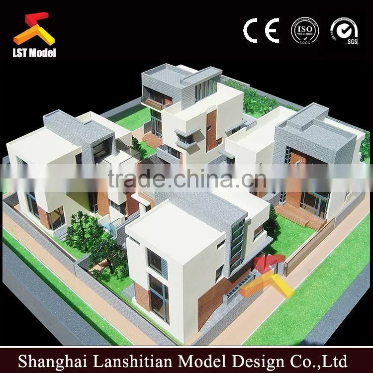 custom villa building model/architectural model builder